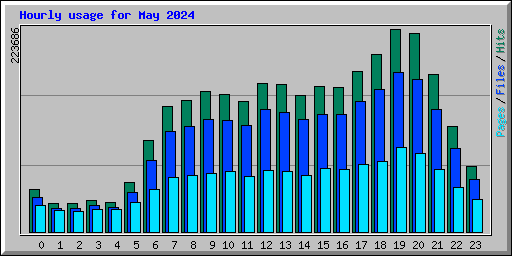 Hourly usage for May 2024